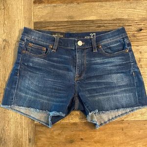 J.Crew Vintage Cut Off Denim Shorts w/ Stretch